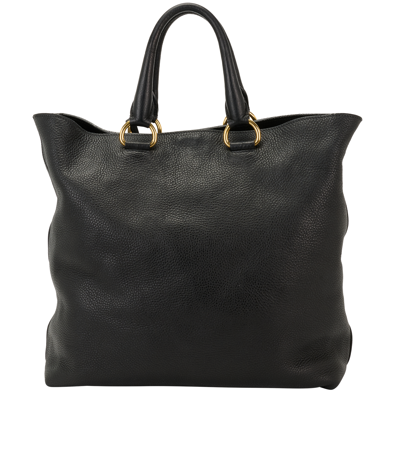 Tote, &pound;620, Handbags, Black, Leather, Back view